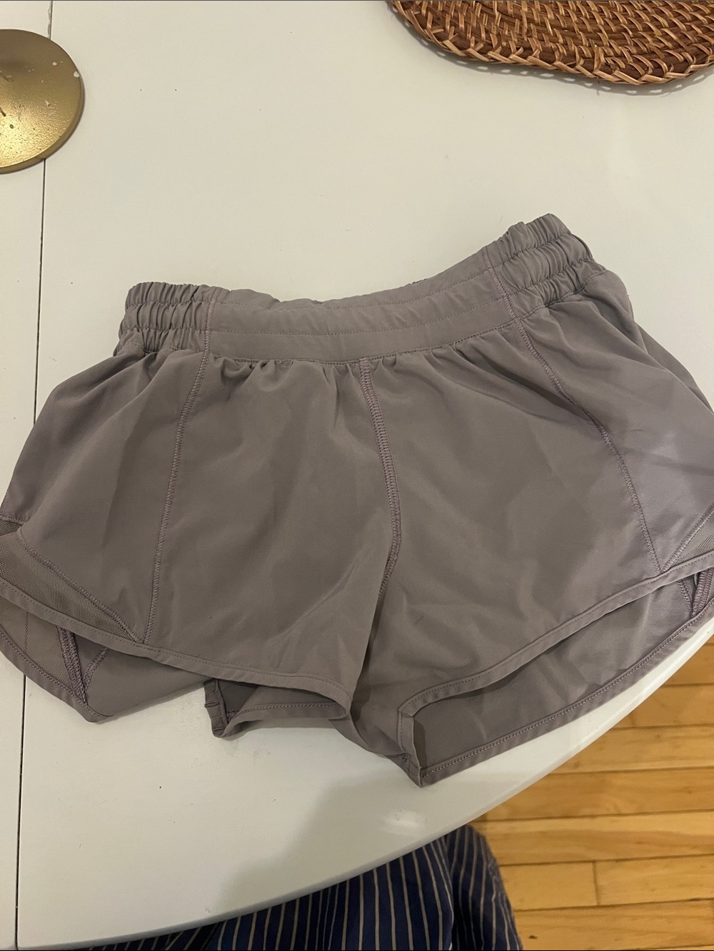 Lululemon Women’s Lightweight Elastic Waist Running Shorts - Gray